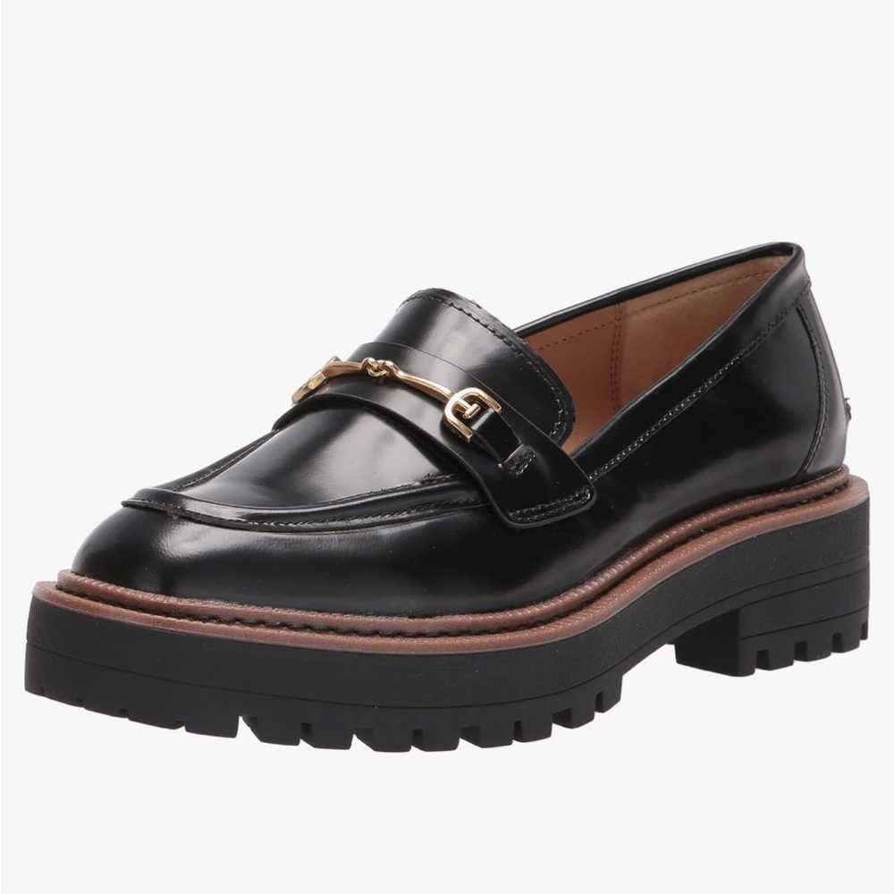 Sam Edelman! Black Women's Loafer with Gold Accent